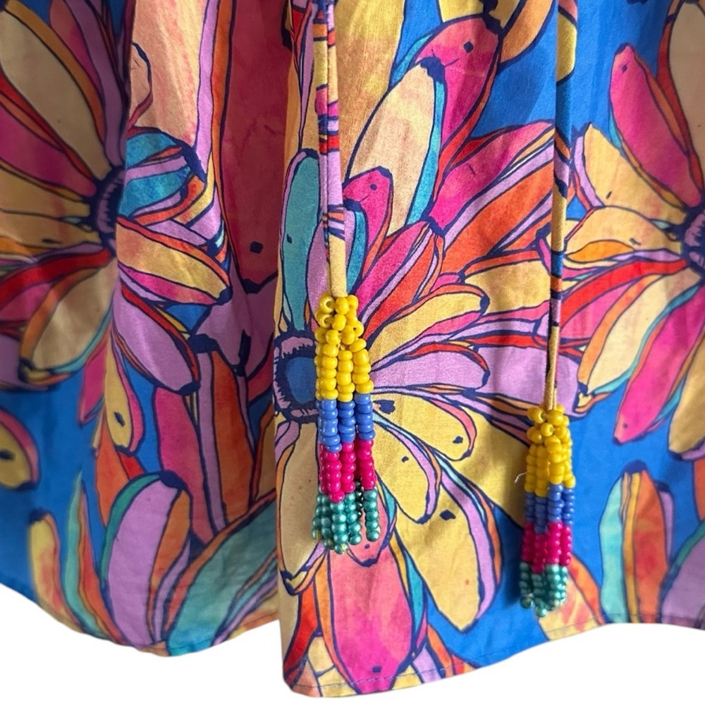FARM for Anthropologie | Balloon Sleeve Blouse Sz L EUC - Picture 9 of 15